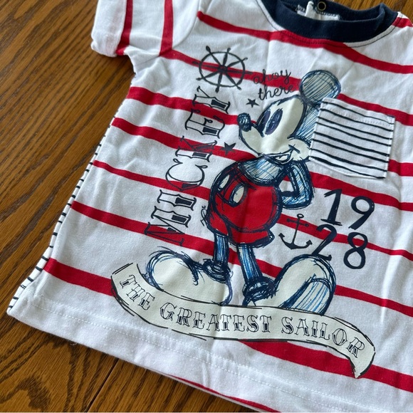 NWOT Disney Baby 2 Piece Mickey Mouse Sailor Set, 3-6 months size - Picture 3 of 15